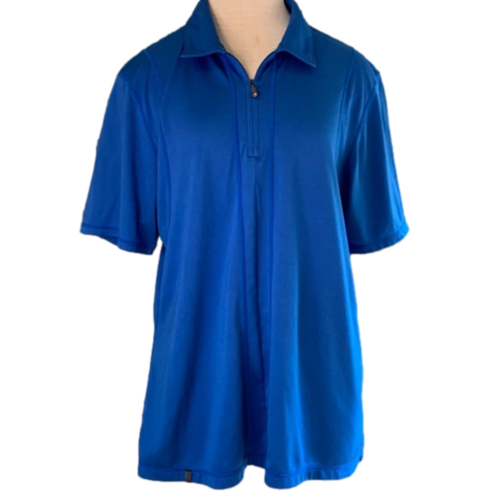 Qor size large royal blue polartec pullover